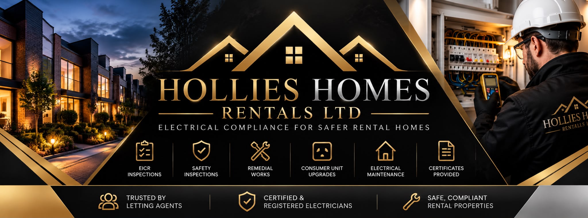 Hollies Homes Rentals - Electrical Compliance